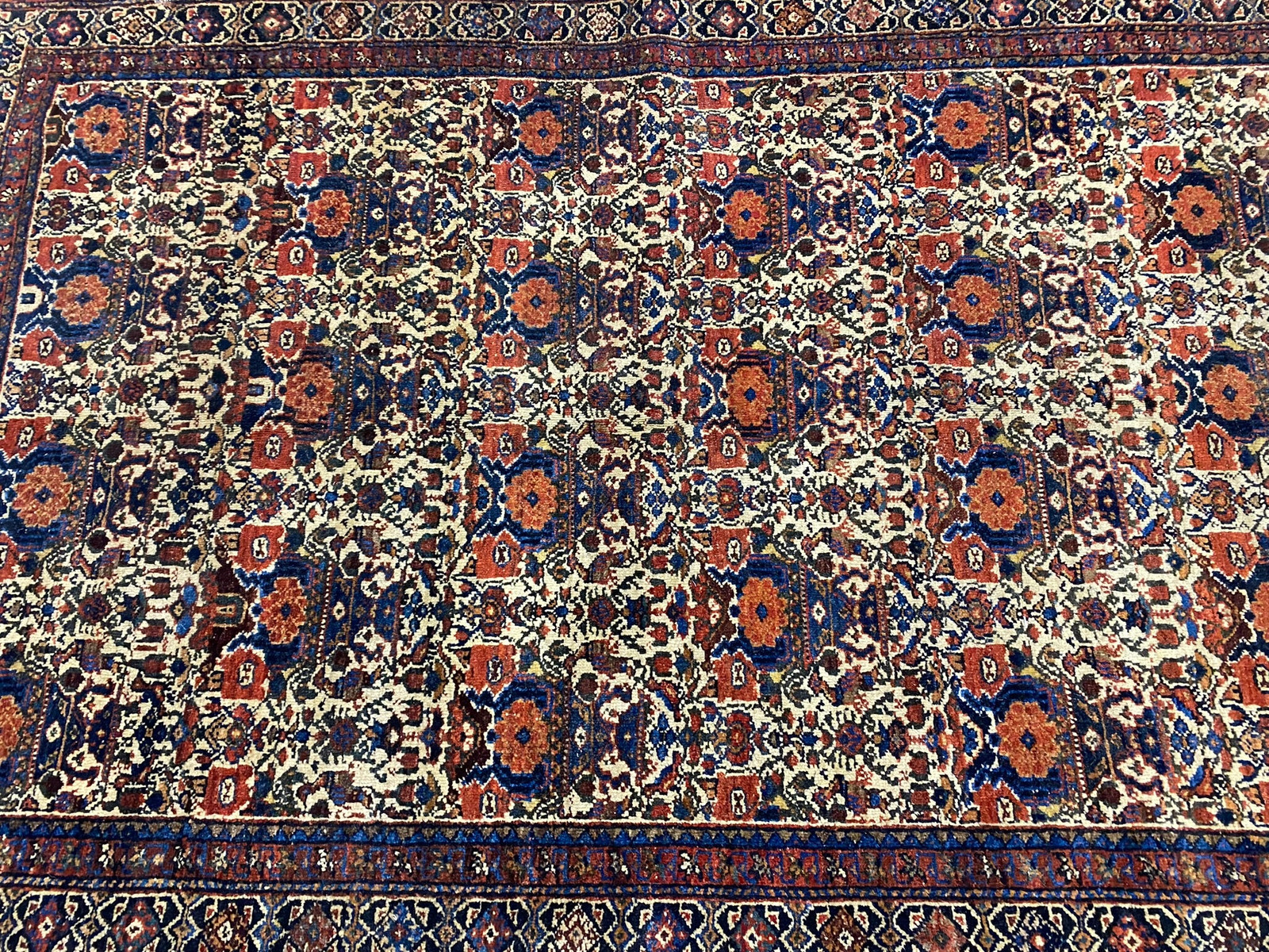 3×5′ Antique Perrsian Kord Bijaar Rug 1930’s #F-6681