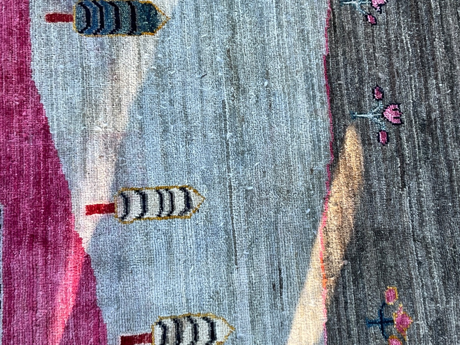 8’2 x 9’10 ft Gabbeh Oriental Afghan Hand Knotted Wool Tribal Area Rug