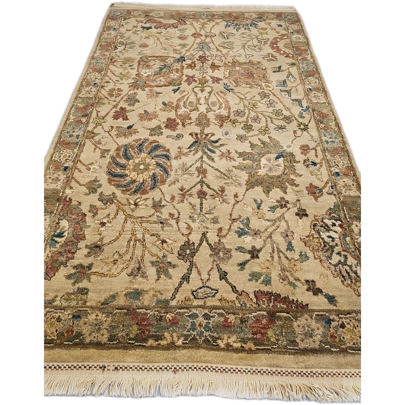 Hand-knotted 100% Wool Pile Jaipur Rug 3’5″x5’8″