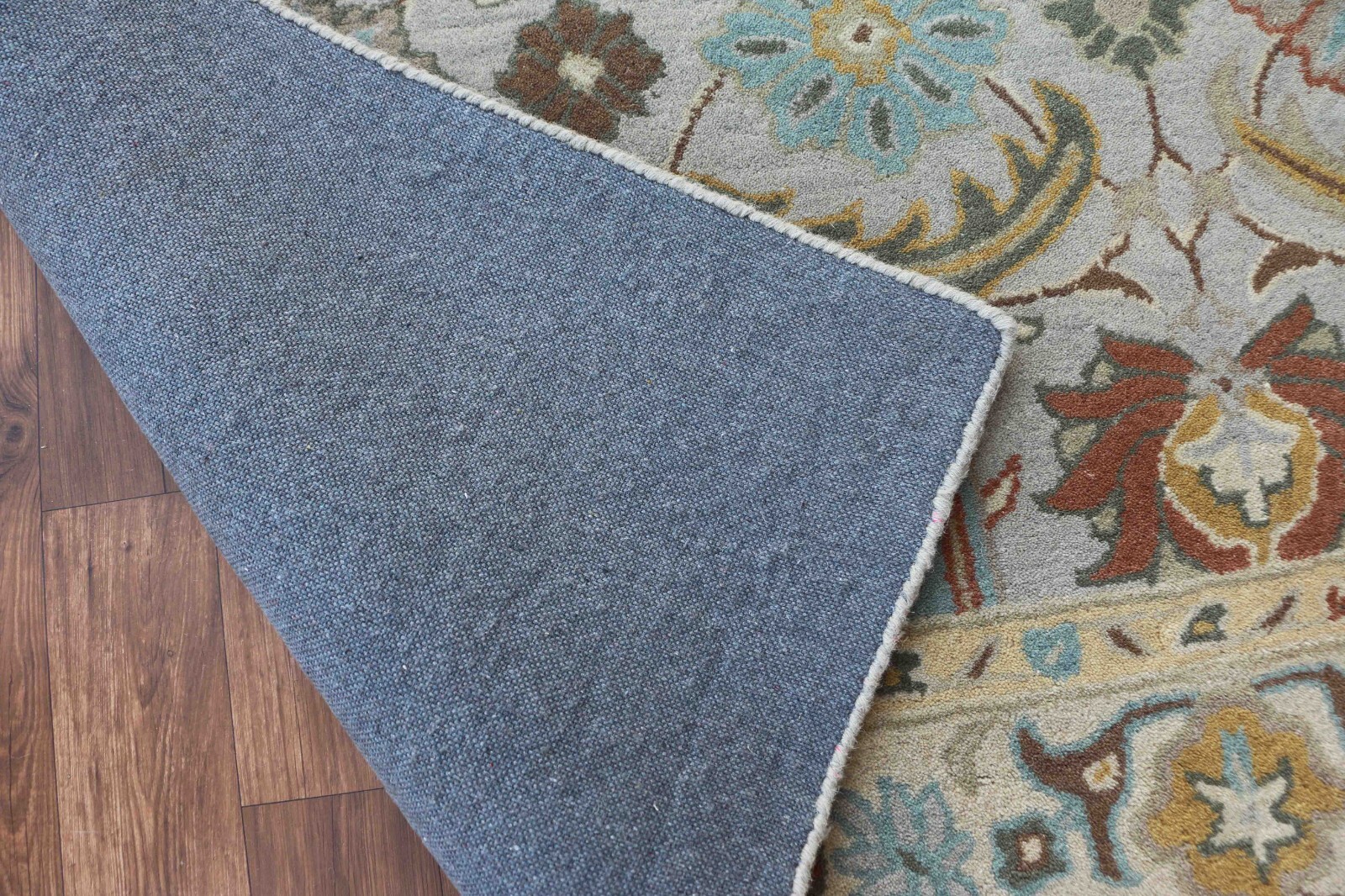 New Eva Gray Traditional Oriental Old Style Handmade Tufted 100% Wool Area Rugs