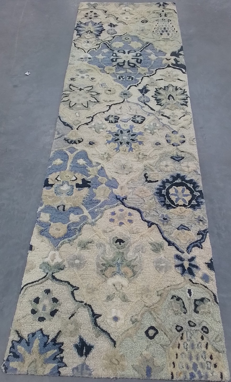 BEIGE / BLUE 2′-3″ x 8′-0″ Cut on Rug, Reduced Price 3172810078 GLM622B-28