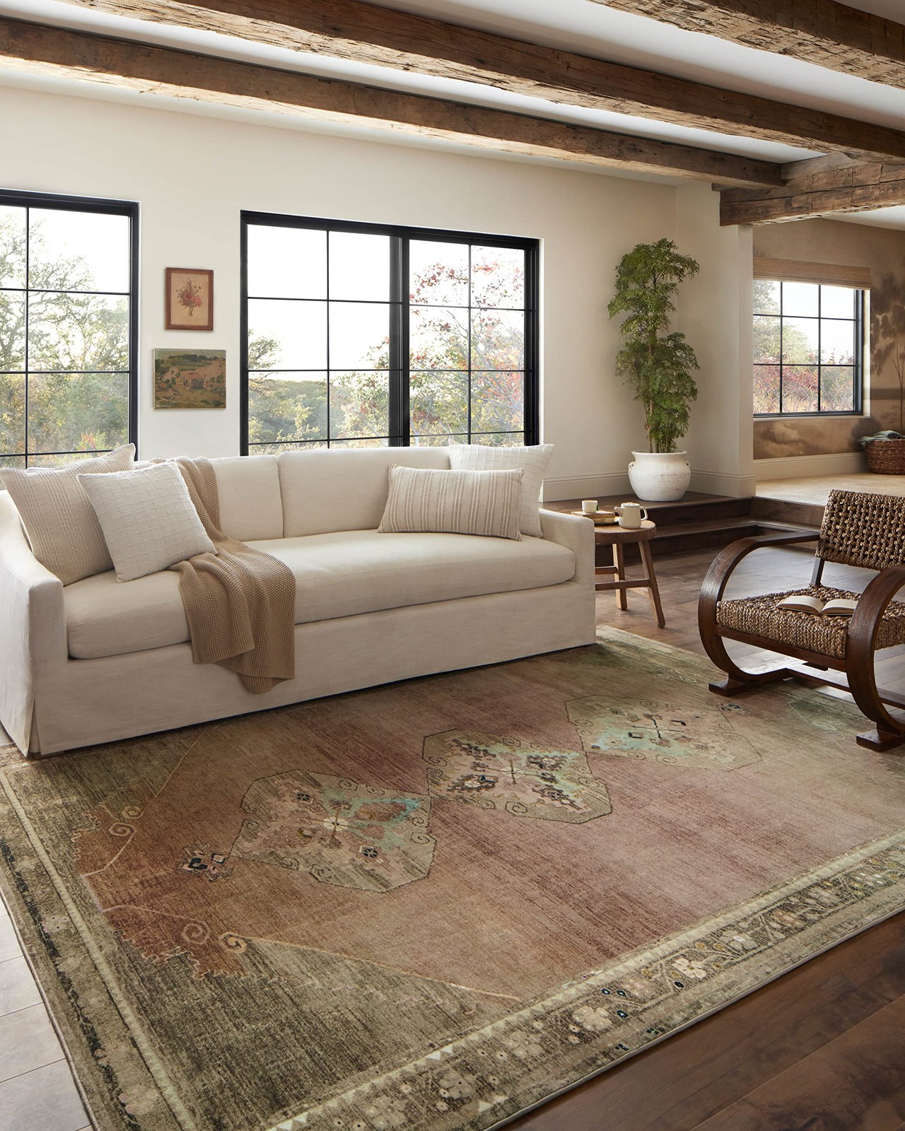 Magnolia Home By Joanna Gaines Sinclair Collection Sin06 Clay/tobacco 23 X 39