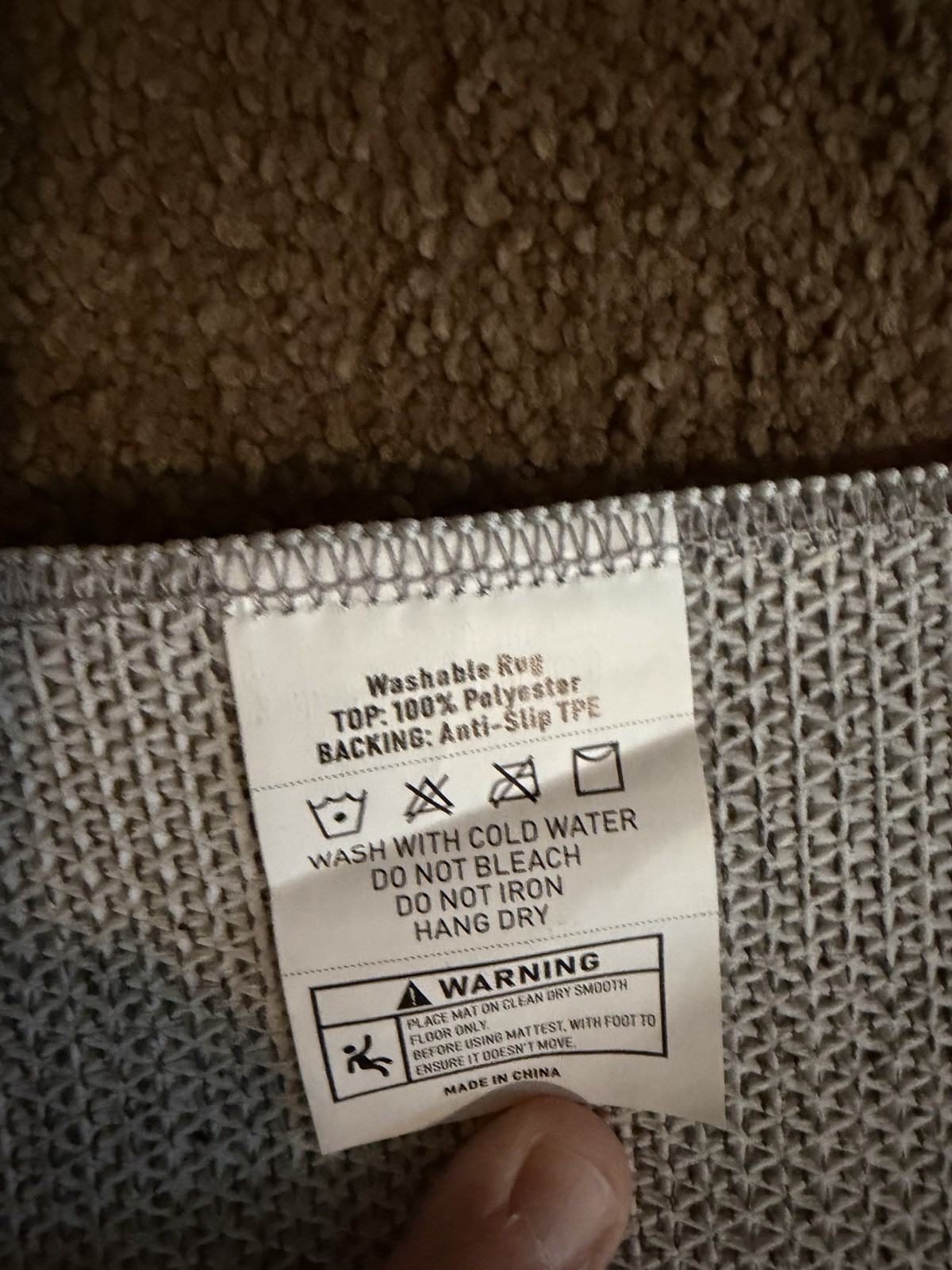 Woodbruy Luxurious Comfort Home Decor Area Rug 5 X 7 Non Slip! New In Plastic