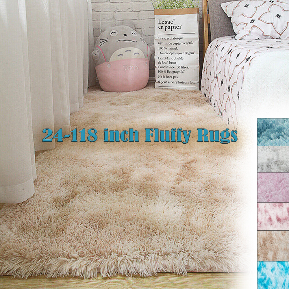 Tie-Dye Rug Ultra Soft Shaggy Carpet For Bedroom Living Room Big Area Rugs Home