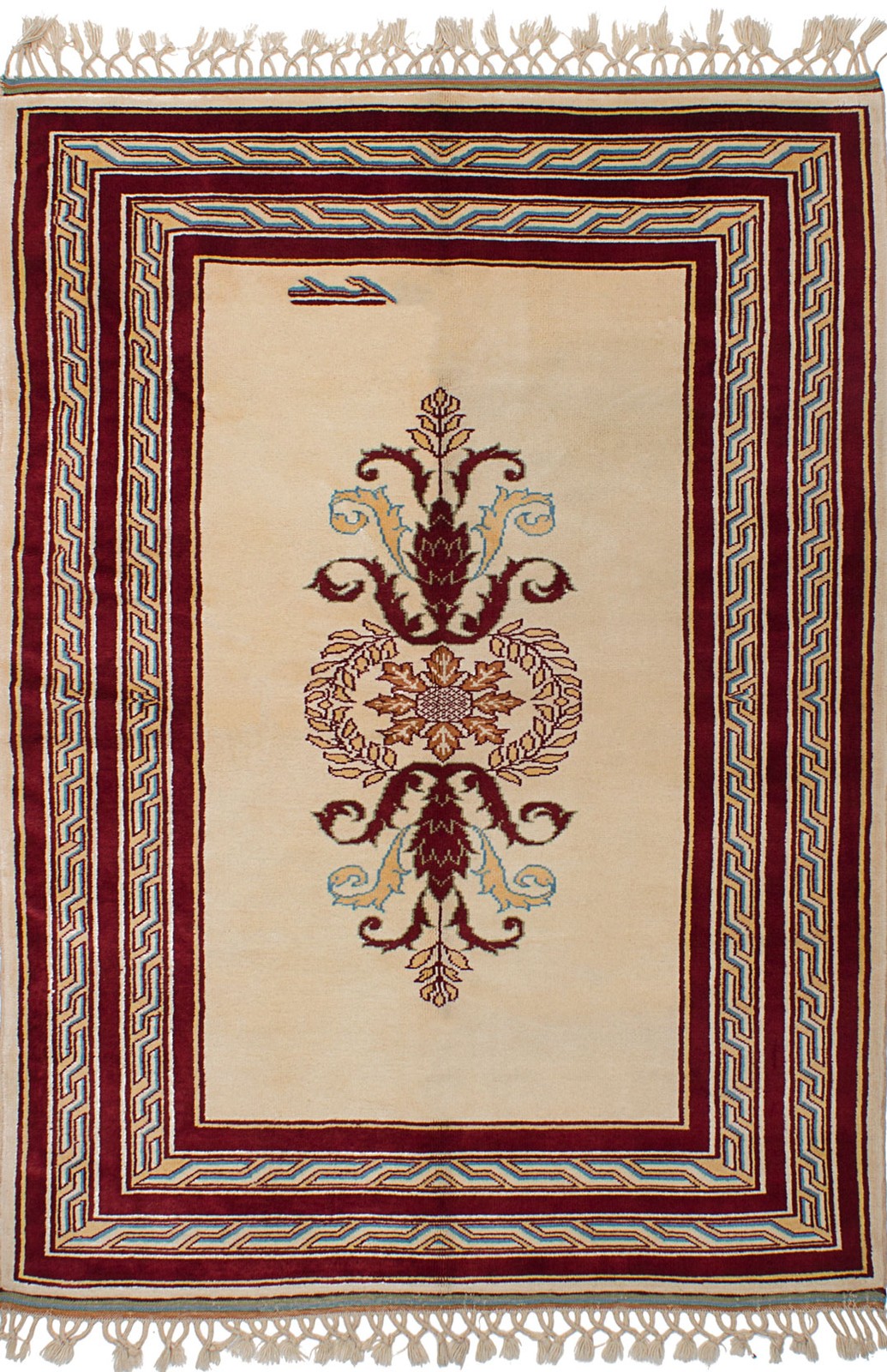 Hand Knotted Area Rug 5’5″ x 8’0″ Traditional Oriental Wool Carpet