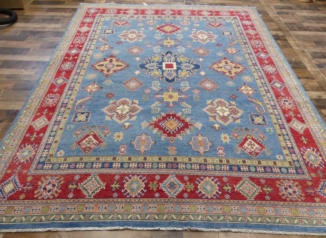 8’x10′ New Pakistani Caucasian super Kazak hand knotted wool Oriental area rug