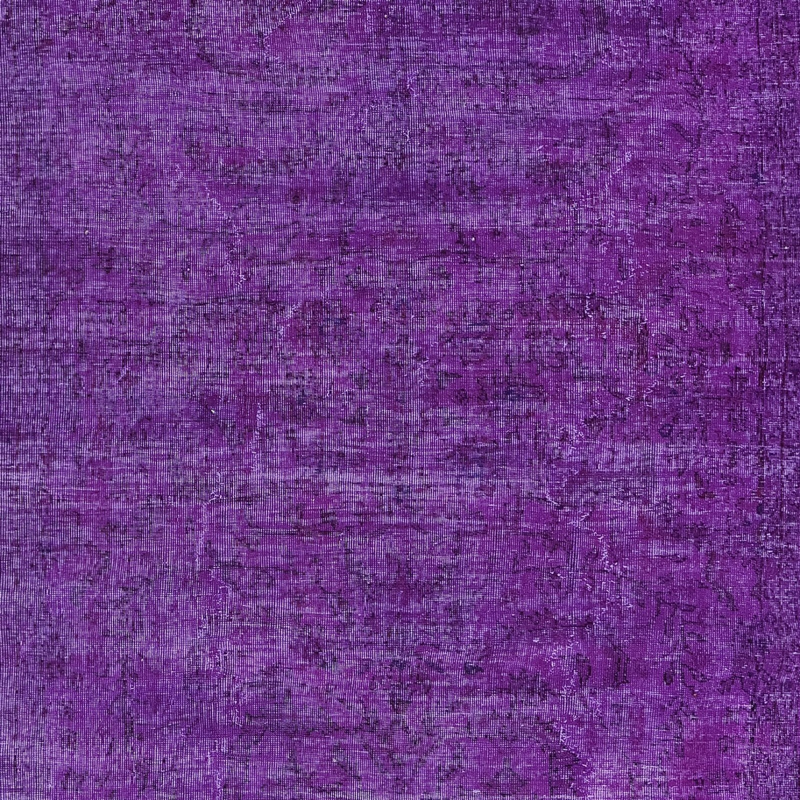7×10.2 Ft Unique Handknotted Modern Large Rug in Purple. Turkish Bohem Carpet