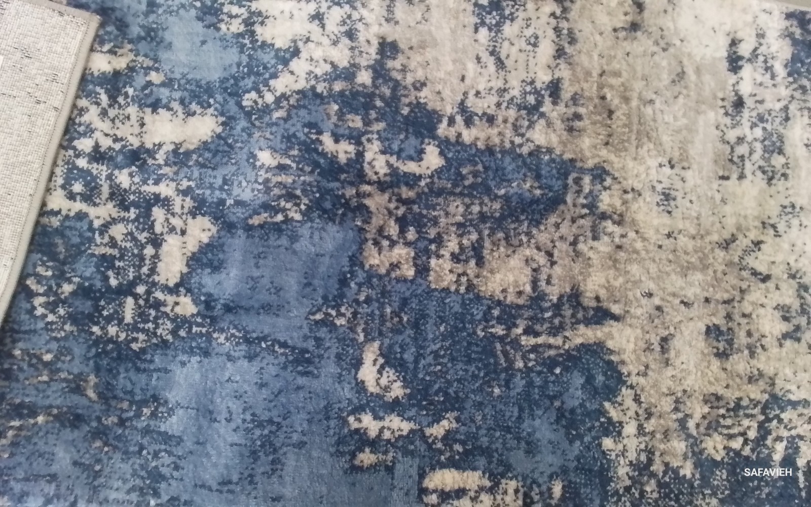 BLUE / IVORY 2′-0″ x 12′-0″ Damaged Rug, Reduced Price 1172808663 JSP101M-212