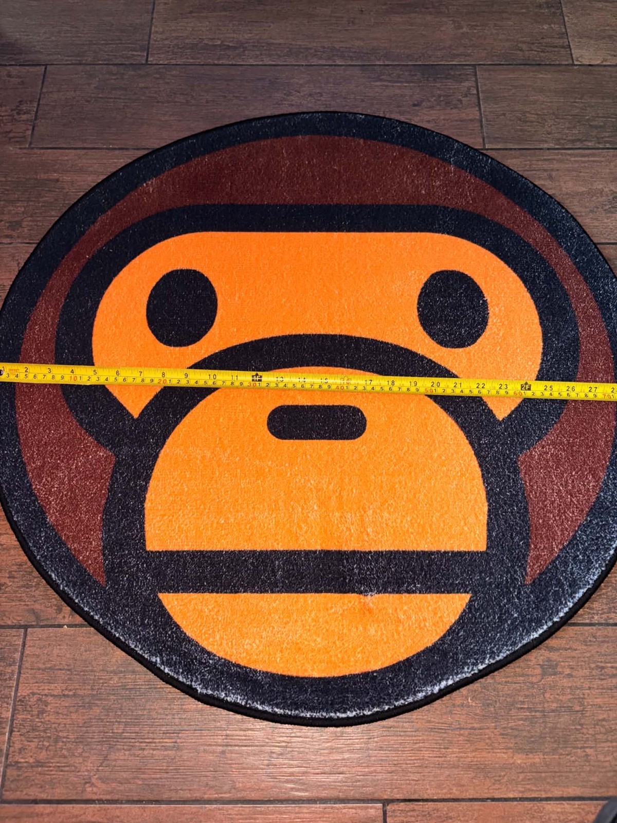 Bathing Ape Bape Milo Head Area Rug Kids 29.5in X 29.5in Great Rug For Kids