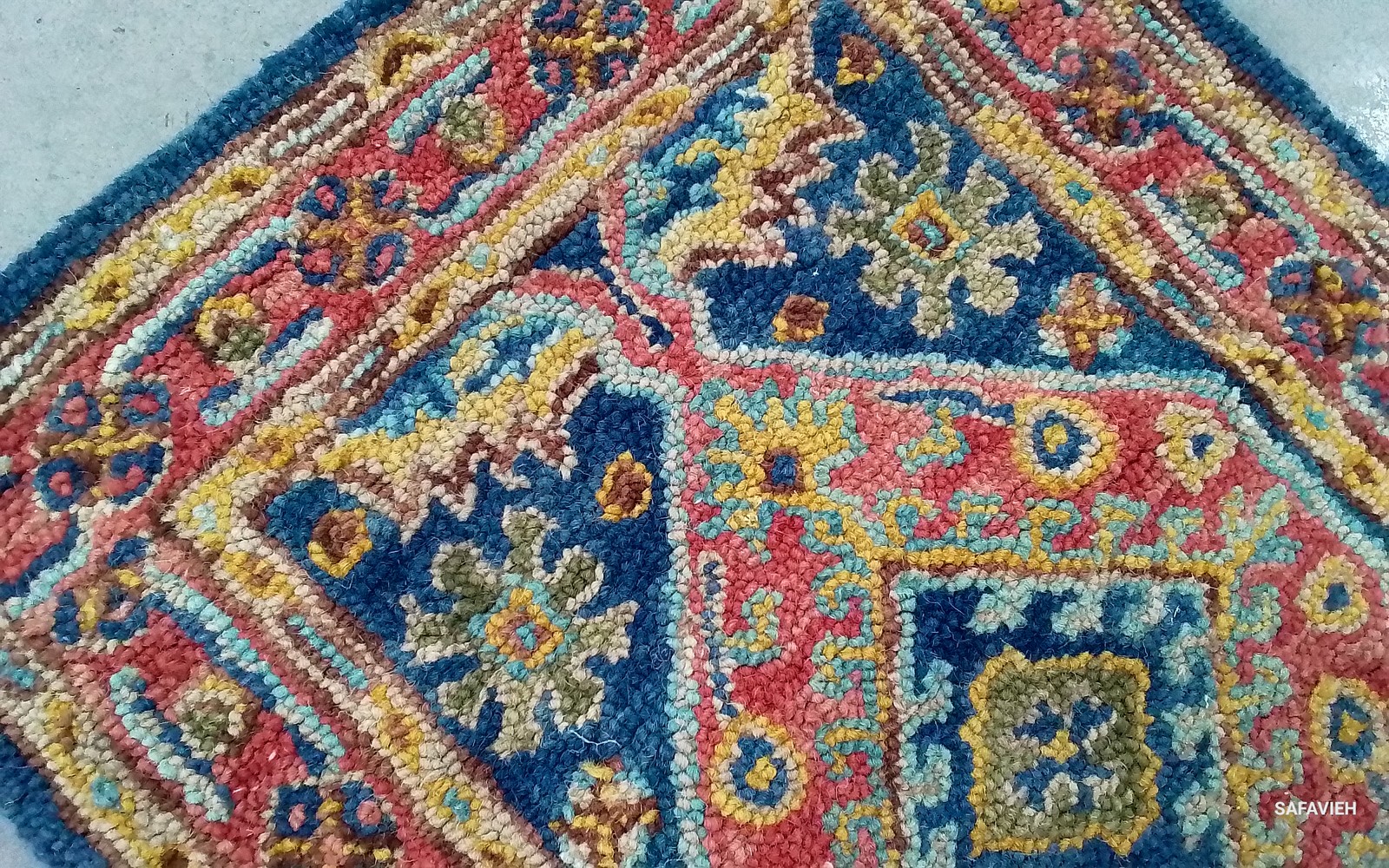 RED / BLUE 2′-3″ x 8′-0″ Flaw in Rug, Reduced Price 1172805184 APN523Q-28