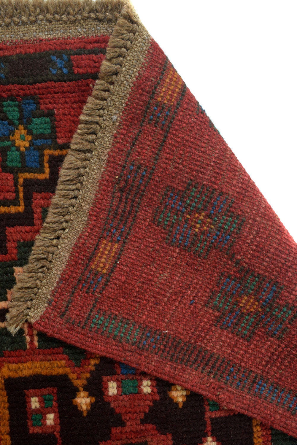3×10 Wool Handmade Afghan Runner Tribal # P1296