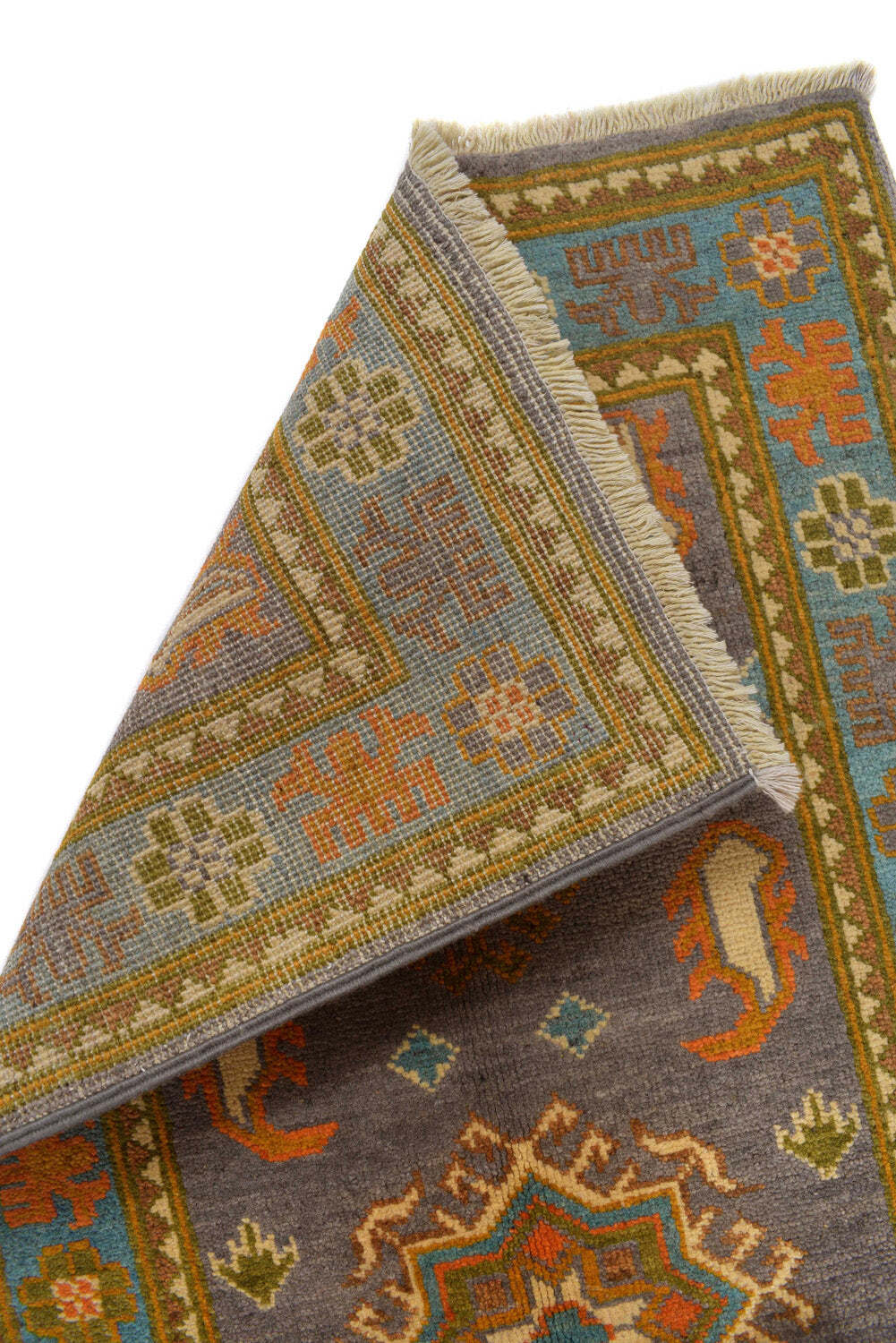 2×10′ Narrow Handmade Long Kazak Rug #S1157