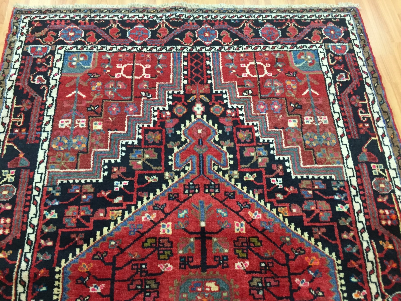 3’3″ x 5’1″ Turkish Oriental Rug – 1980s – Hand Made – 100% Wool