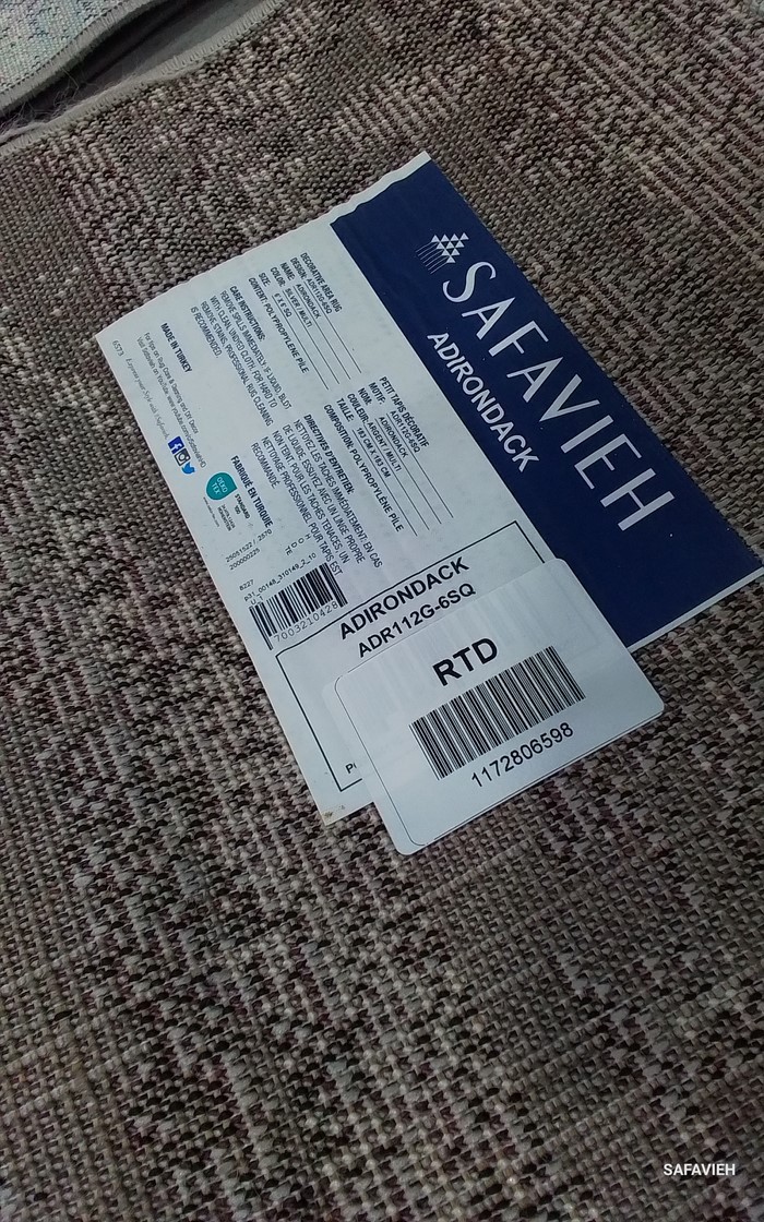 SILVER / MULTI 6′-0″ x 6′-0″ Flaw in Rug, Reduced Price 1172806598 ADR112G-6SQ