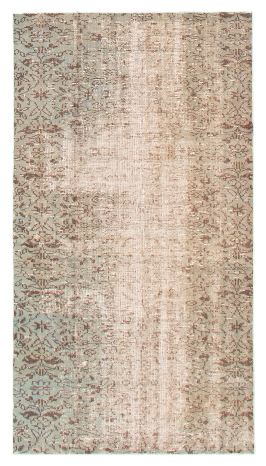 Vintage Hand-Knotted Carpet 3’7″ x 6’9″ Traditional Oriental Wool Area Rug