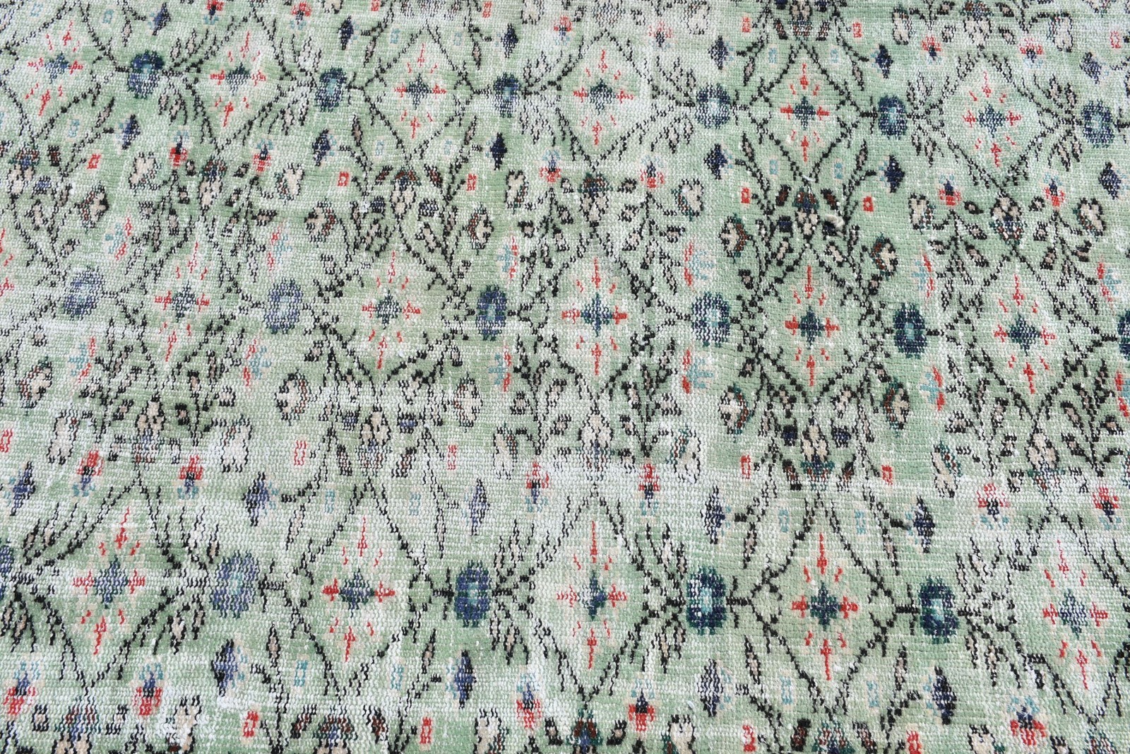 5,7×9,1 ft Turkish Vintage Rug, Large Rug, Red Oriental Rug