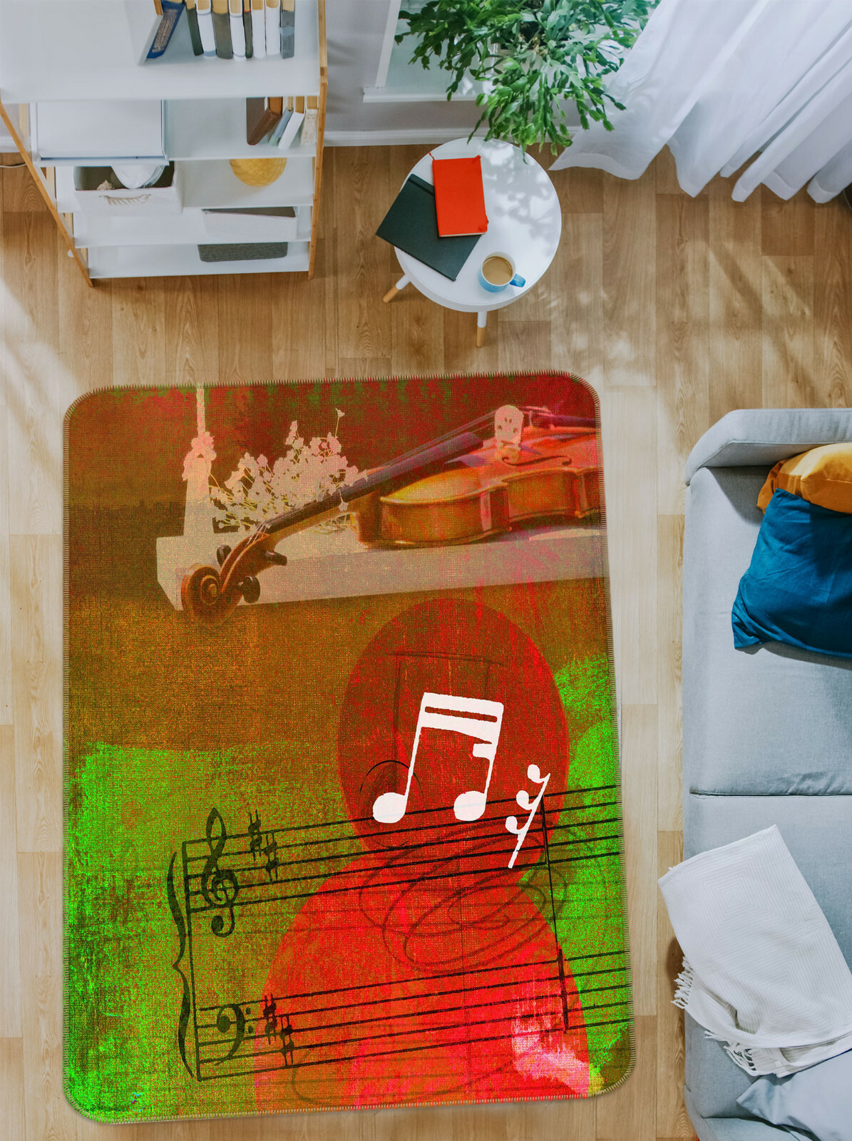 3D Red Note ZHUA1914 Game Non Slip Rug Mat Photo Carpet Zoe