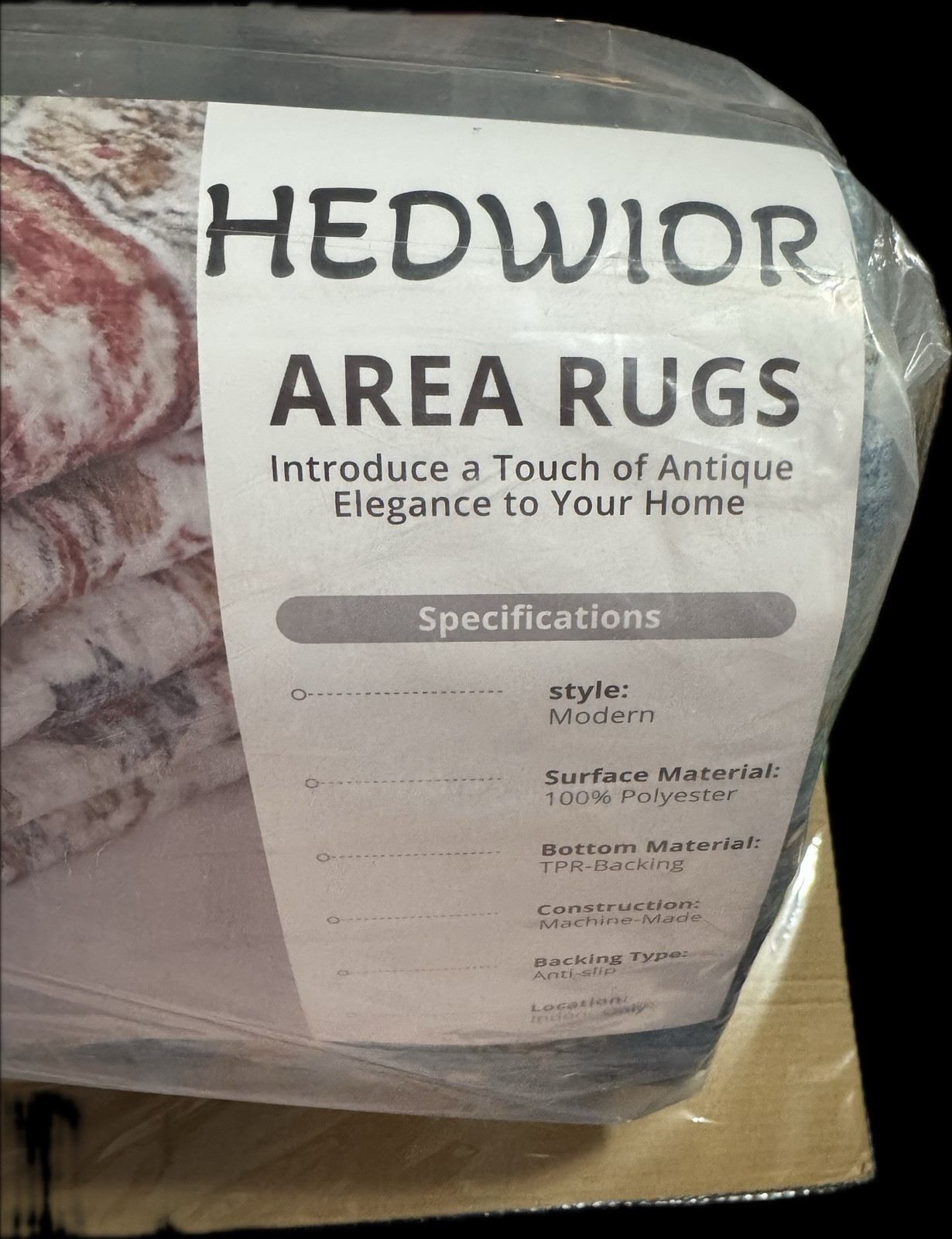 HEDWIOR Indoor Area Rug 3×5 FT Floral/Blue/Brown/Multicolor