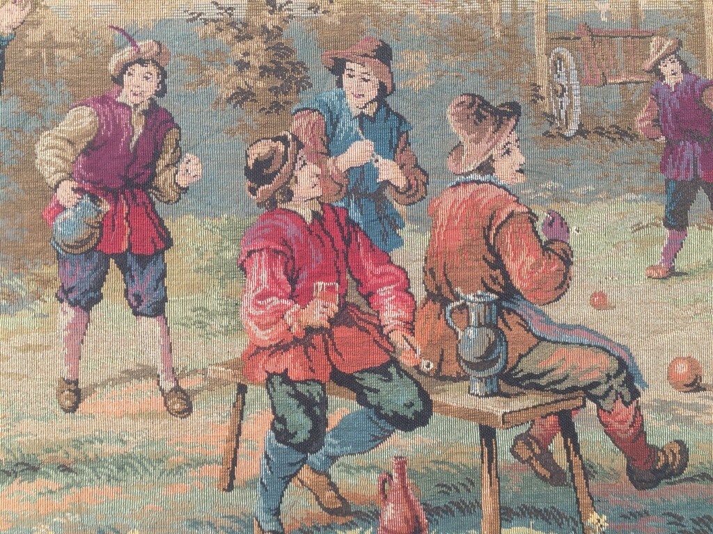 Vintage French Tapestry, Pictorial Stunning Tapestry Home Decor Tapestry,2×6 ft