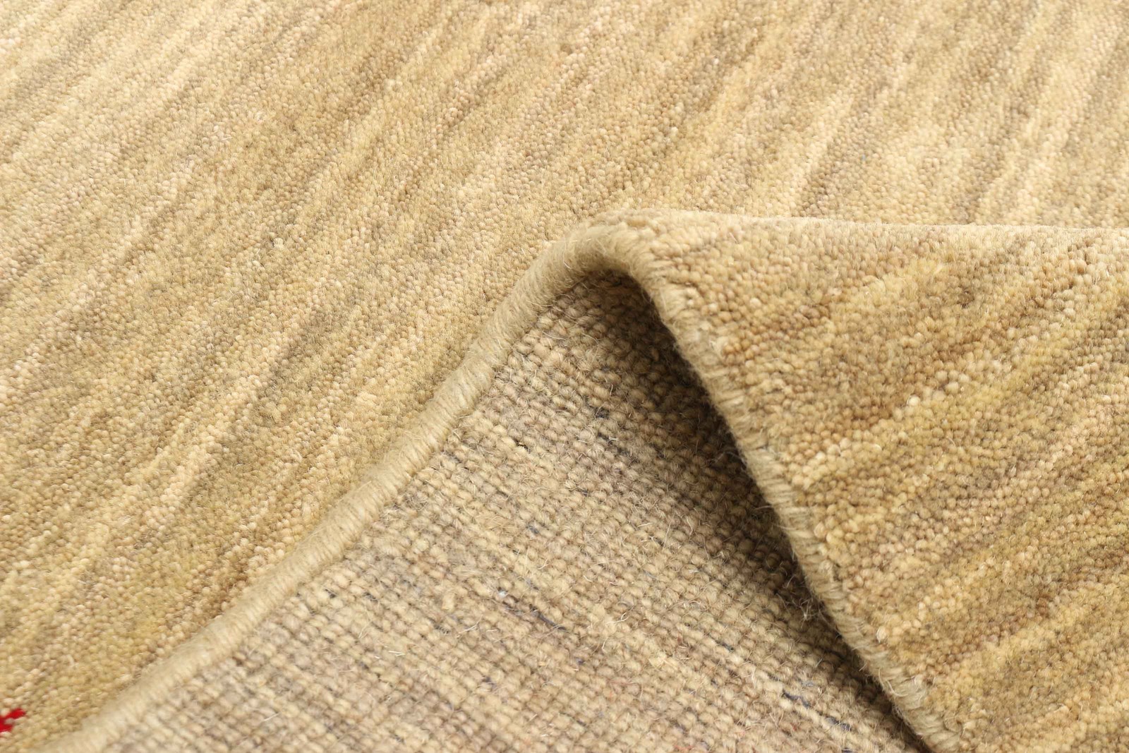 Traditional Hand loomed Area Rug 4’0″ x 5’9″ Khaki Oriental Carpet