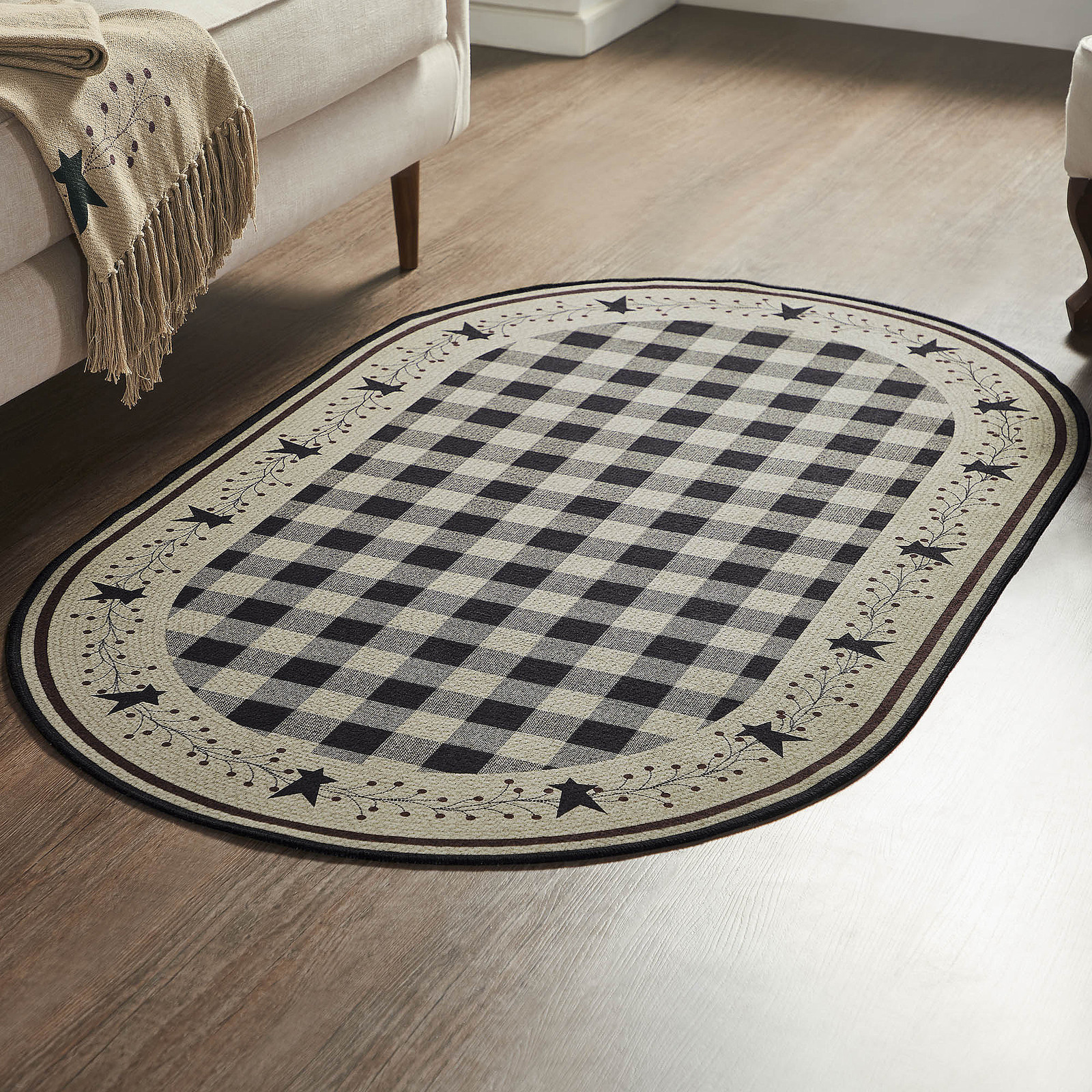 Pip Vinestar Indoor/Outdoor Rug Oval 36×60 VHC Brands