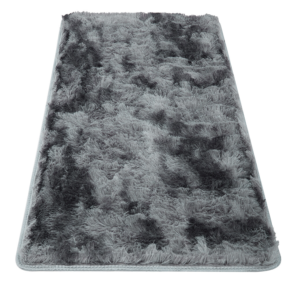 Large Area Rug Shag Tie-Dye Fluffy Rugs Floor Carpets for Living Room Yoga Mat