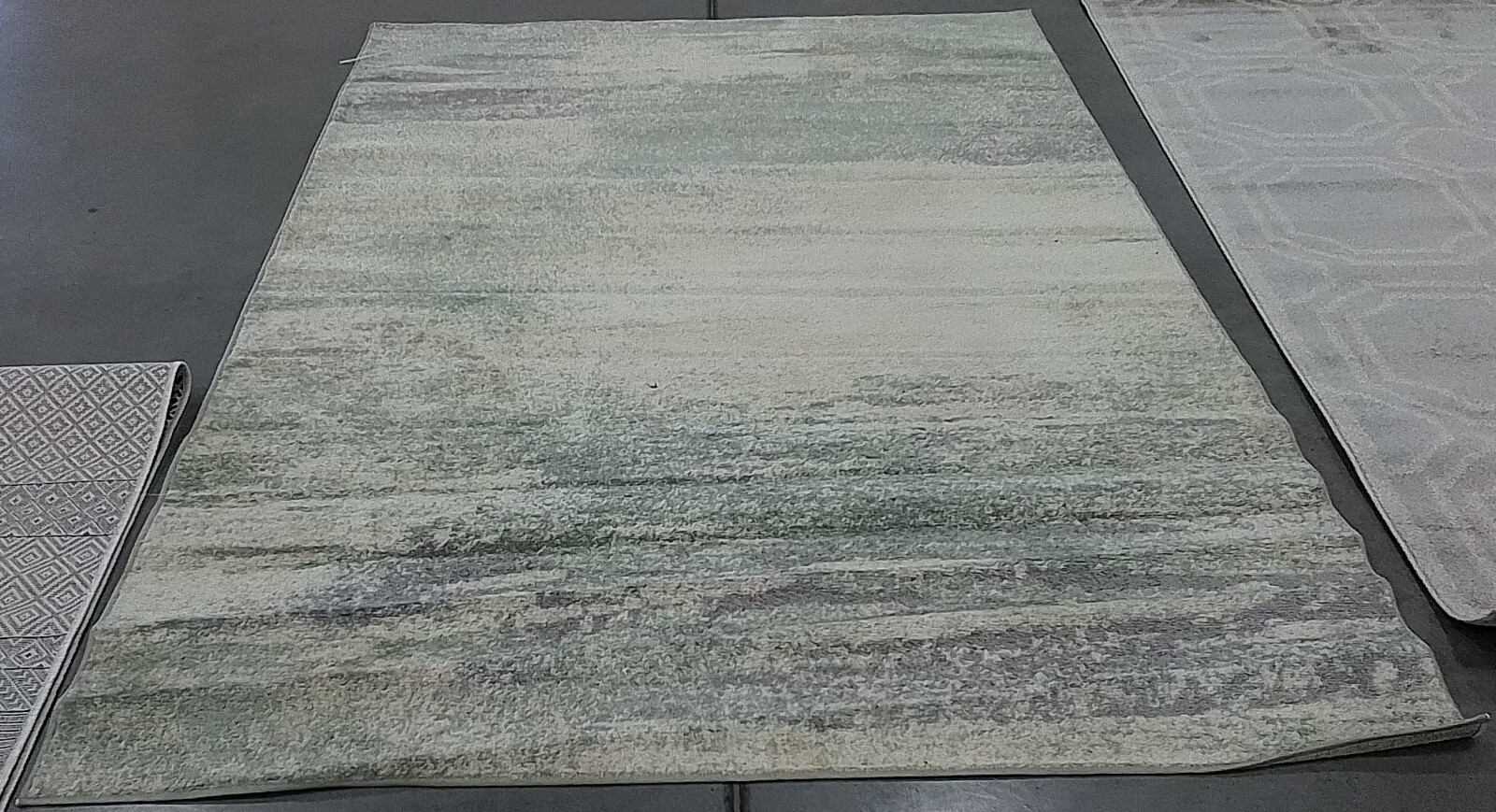 IVORY / SAGE 6′-0″ x 9′-0″ Back Stain Rug, Reduced Price 1172767753 ADR112W-6