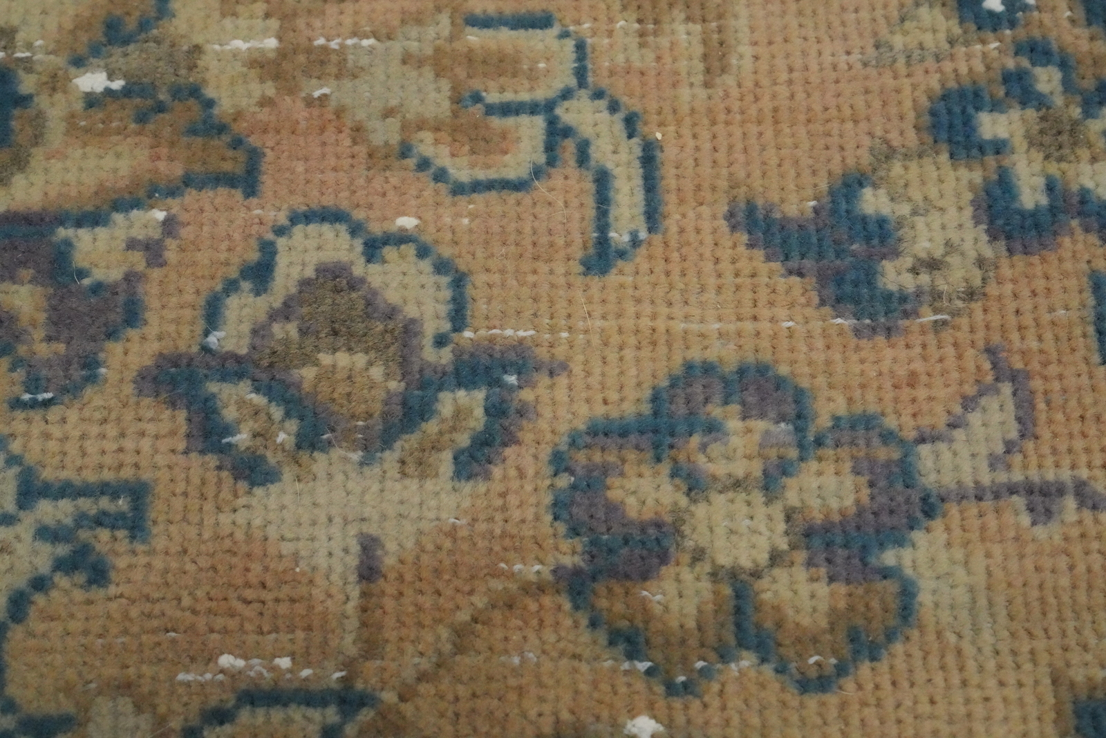 Vintage Muted Rust Distressed Wool Traditional Hand-knotted Area Rug 6×10 Carpet