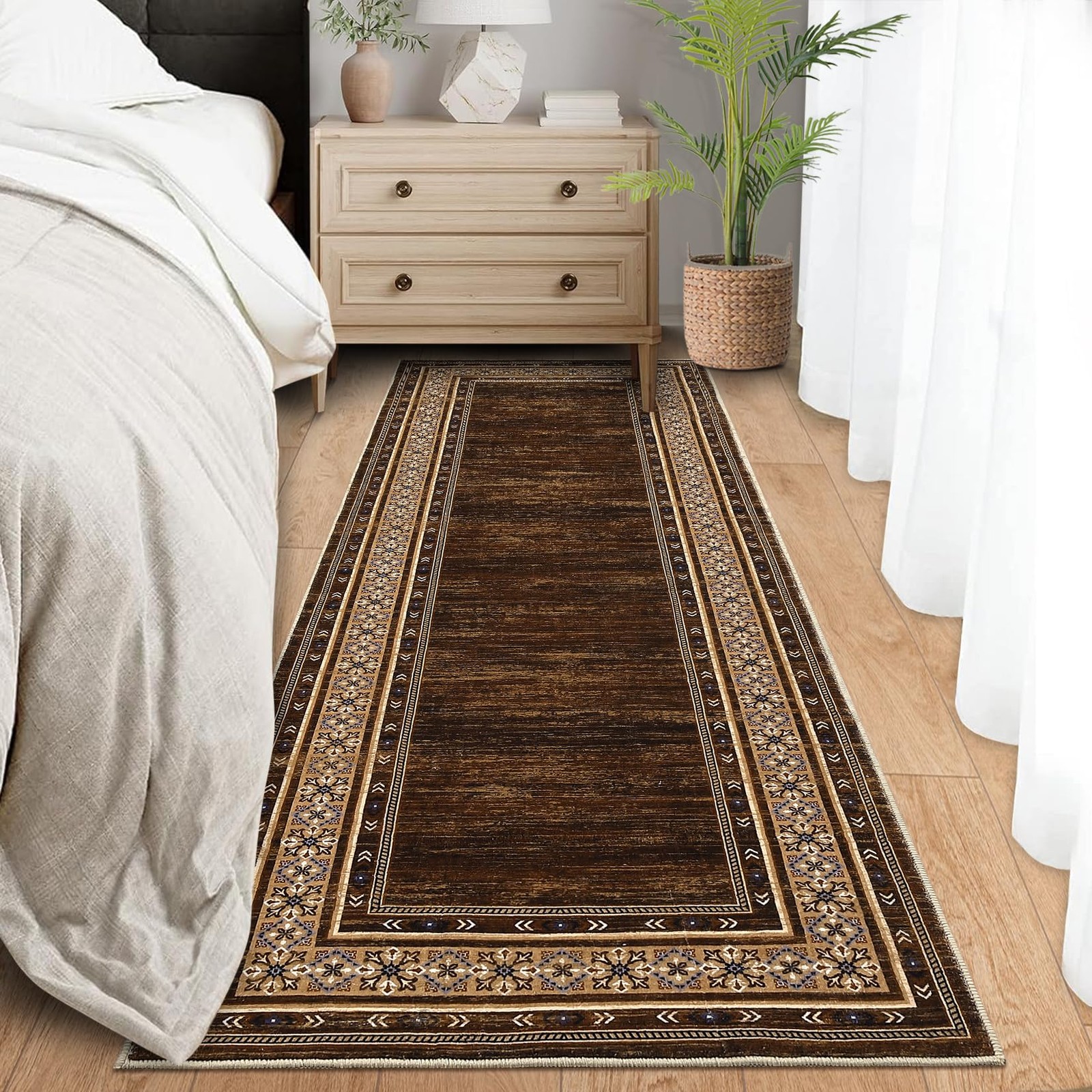 Washable 2X6ft Hallway Runner Rugs Soft Non Slip Kitchen Rug Carpet Indoor