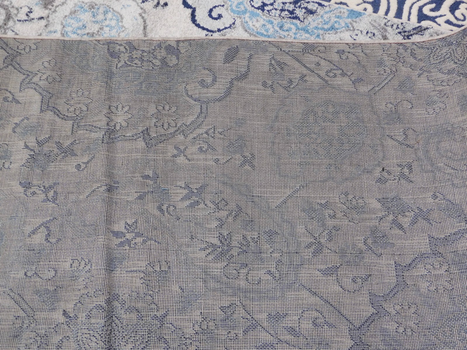 CREAM / LIGHT GREY 10′ X 14′ Stained Rug, Reduced Price 1172615472 MAD600C-10