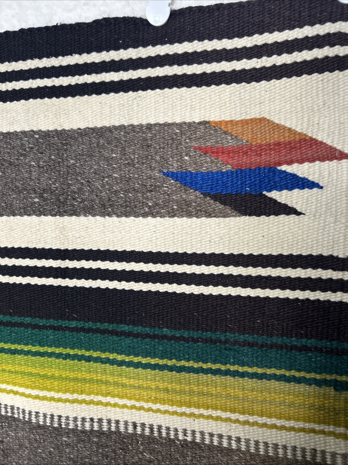 Southwest Design Acrylic Rug Beige Black Brown Blue Green Gold Gray NEW 29” X 60