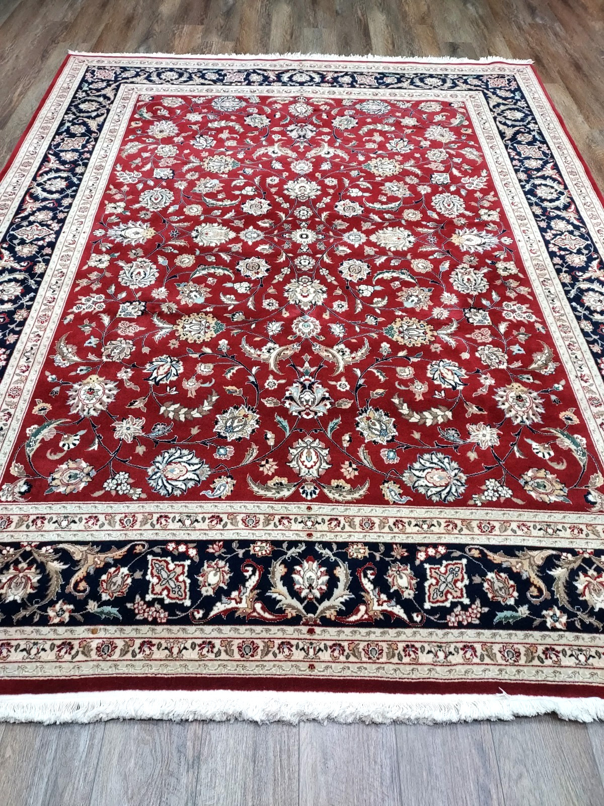 Royal Design Bohemian Rug,Hand Made Turkish Silk&Wool Rug 7.5×10 Ft