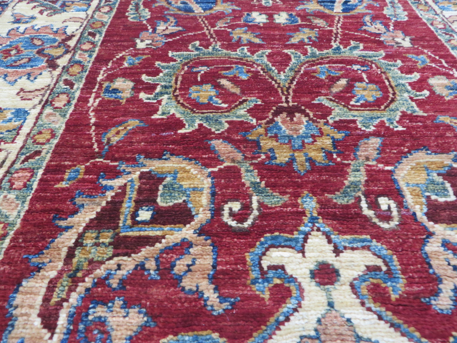 2’9 X 19’10 Runner Hand Knotted Tribal Red Super Kazak Oriental Rug G5659