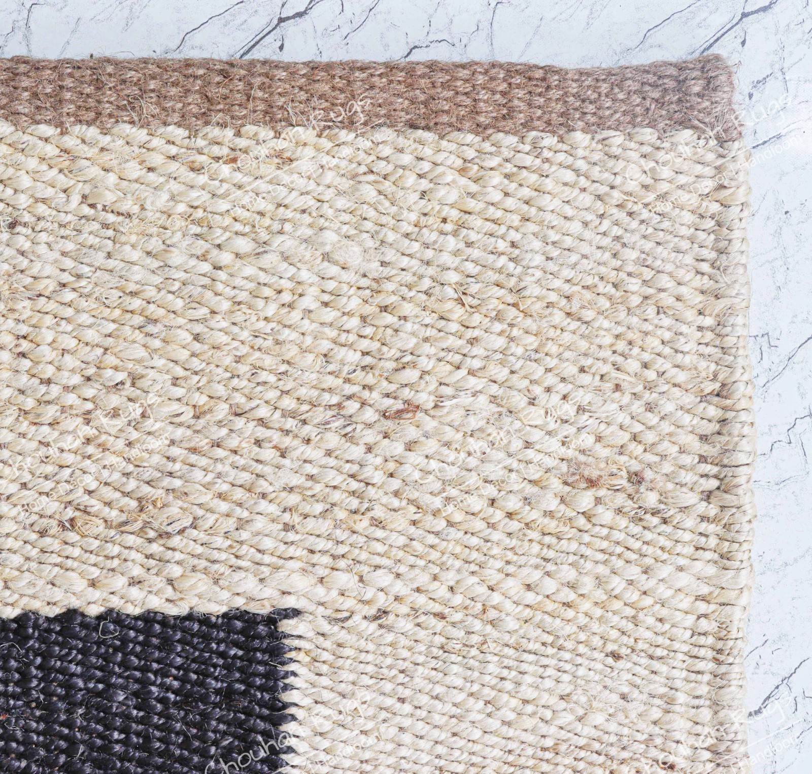 2×5,2×6,2×10,2×20 Ft Striped Handmade Tufted Hemp Area Rug Hemp Jute Runner Rug