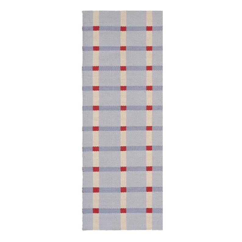 Antique Scandinavian Swedish Kilim Tile Handmade Flat weave Boho Large Area Rug