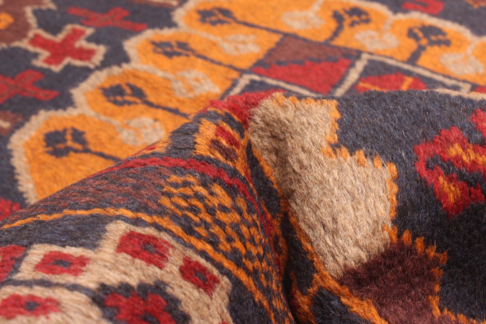 Vintage Traditional Hand-Knotted Area Rug 3’4″ x 6’2″ Oriental Wool Carpet