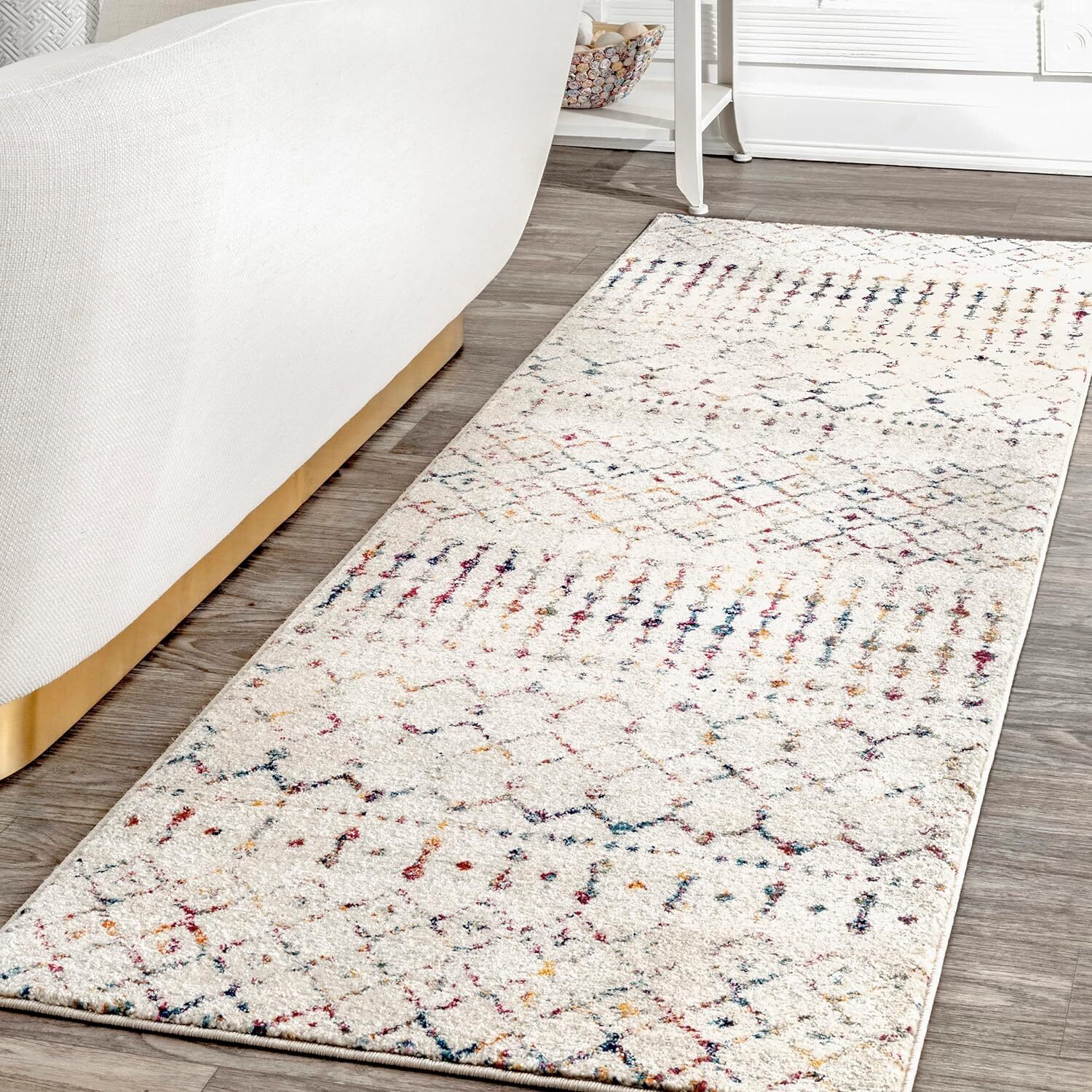 nuLOOM Moroccan Blythe Runner Rug, 2′ 6″ x 6′, Light Multi