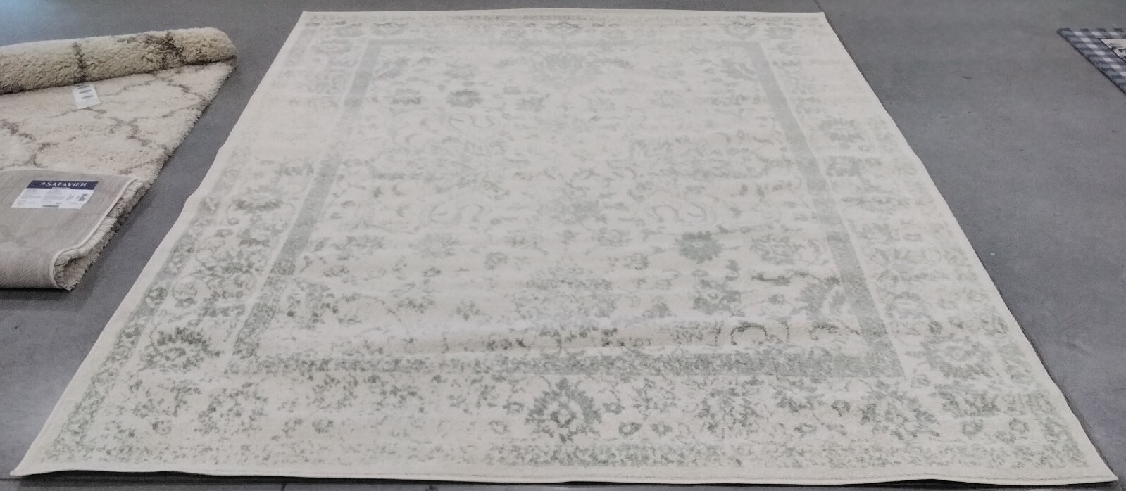IVORY / SAGE 8′ X 10′ Back Stain Rug, Reduced Price 1172741871 ADR109V-8