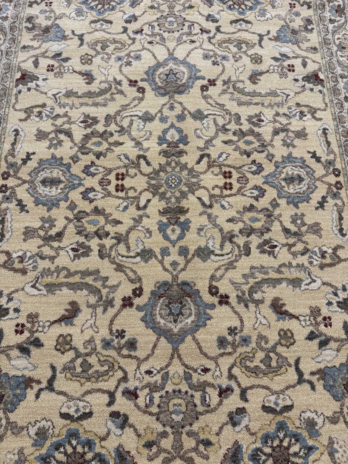 Karastan Sierra Mar Coll. Ventana Maize 5’6×8’3 100% Wool area rug ::NEW::