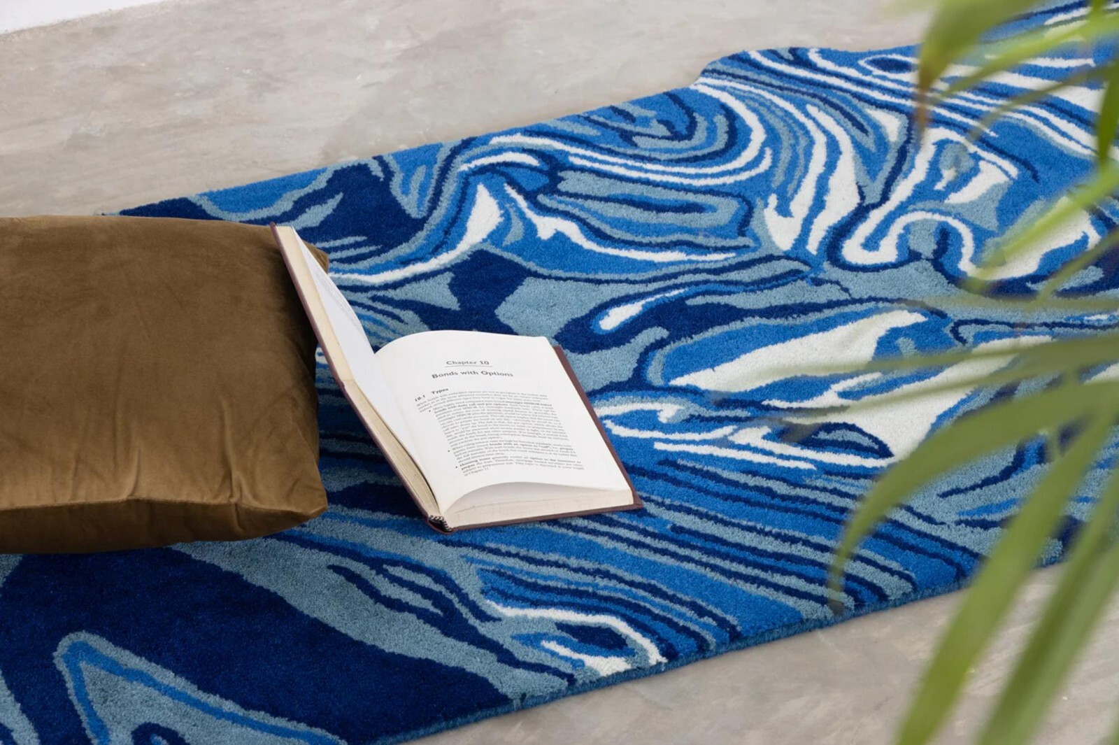 Melting Ocean Runner Hand Tufted Woolen Area Rug Carpets for Home, Bedroom