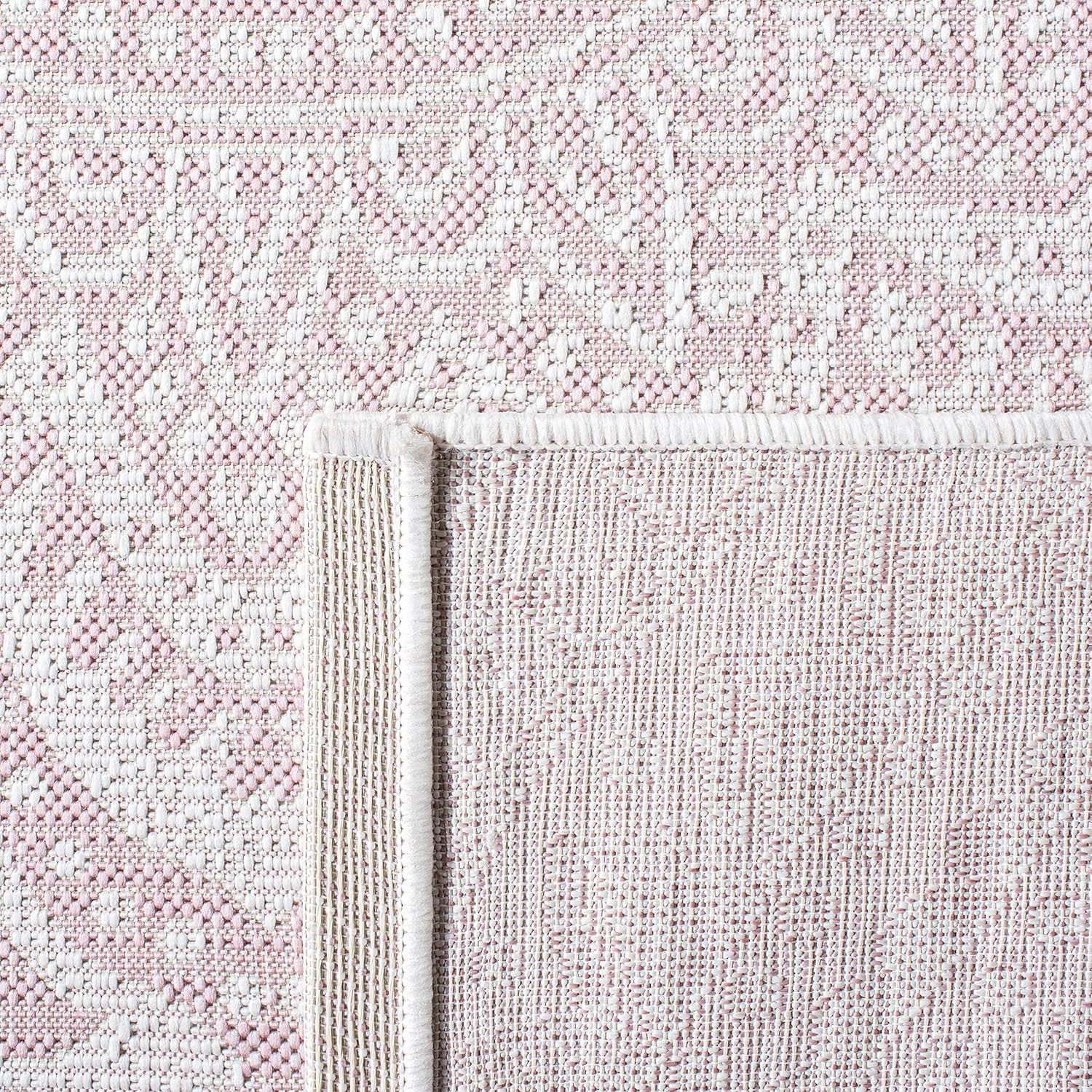 Safavieh Courtyard Collection 2′ X 3’7″ Ivory/Soft Pink CY8734 Indoor/-Outdoor N