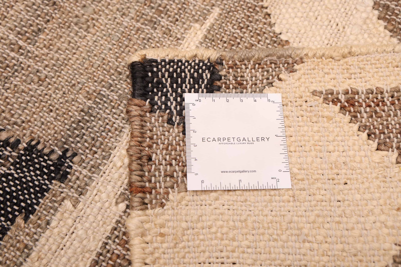 Vintage Hand Woven Area Rug 5’1″ x 8’0″ Traditional Jute Oriental Carpet