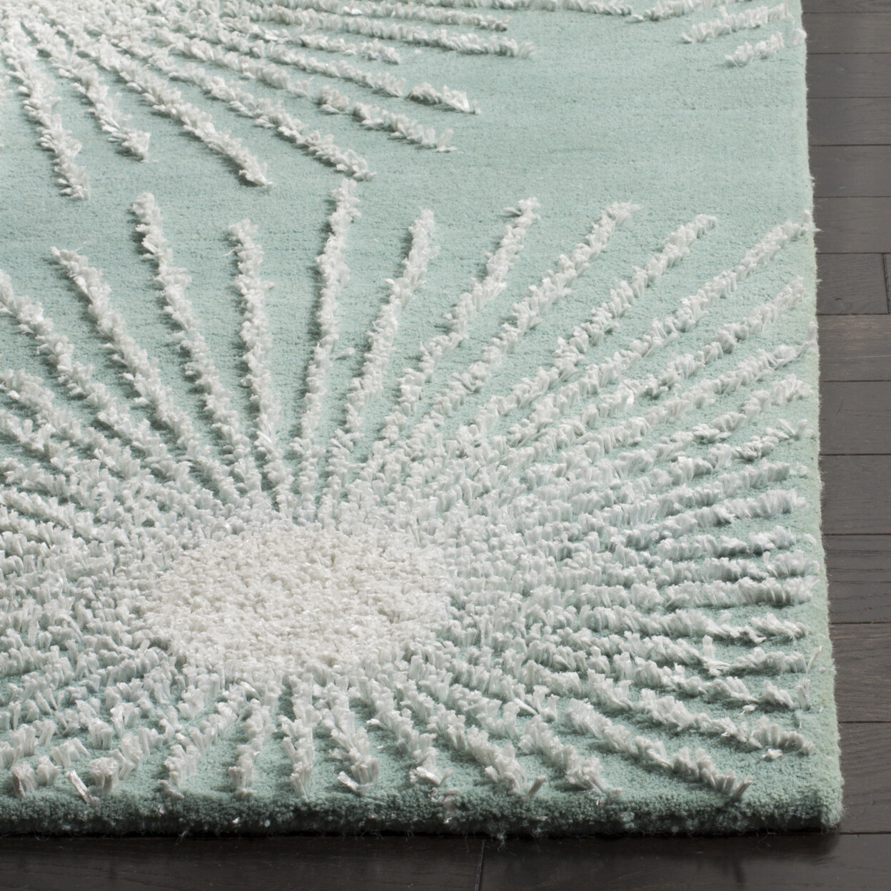 SAFAVIEH Soho SOH712T Handmade Light Teal / Multi Rug