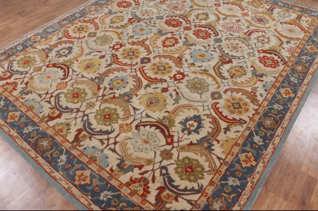 Eva Multi Colour PB Traditional Oriental Handmade Tufted 100% Woollen Area Rugs