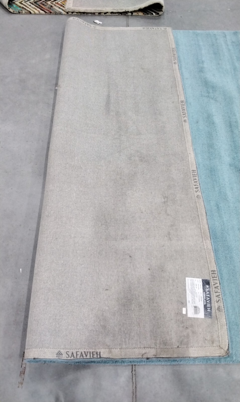 TURQUOISE 8′ X 8′ Square Back Stain Rug, Reduced Price 1172714512 HIM610A-8SQ