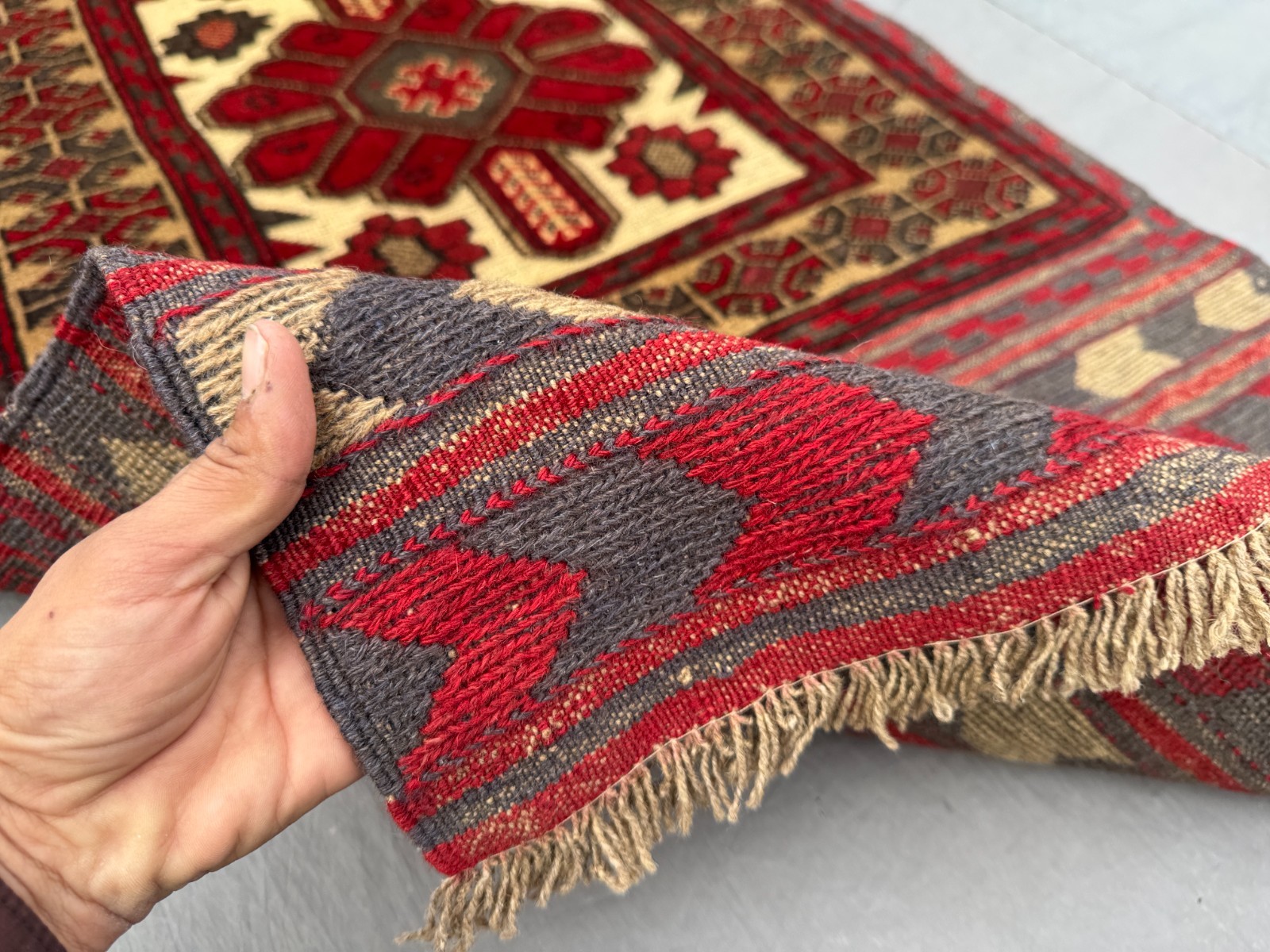 2’6 x 11’4 Ft Classic Baluchi Floral Medallion Runner Rug – Vintage Tribal Wool