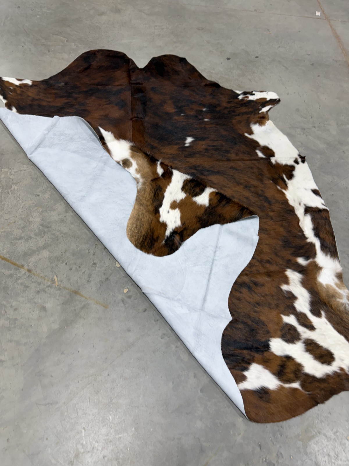 Premium Quality Exotic rug cowhide rug classic tricolor large size Approx 6-7ft