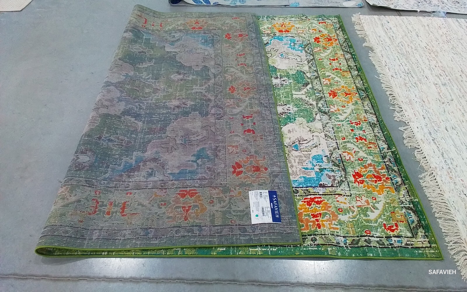 F GREEN / L BLUE 8′-0″ x 10′-0″ Flaw in Rug Reduced Price 1172773477 MNC243F-810