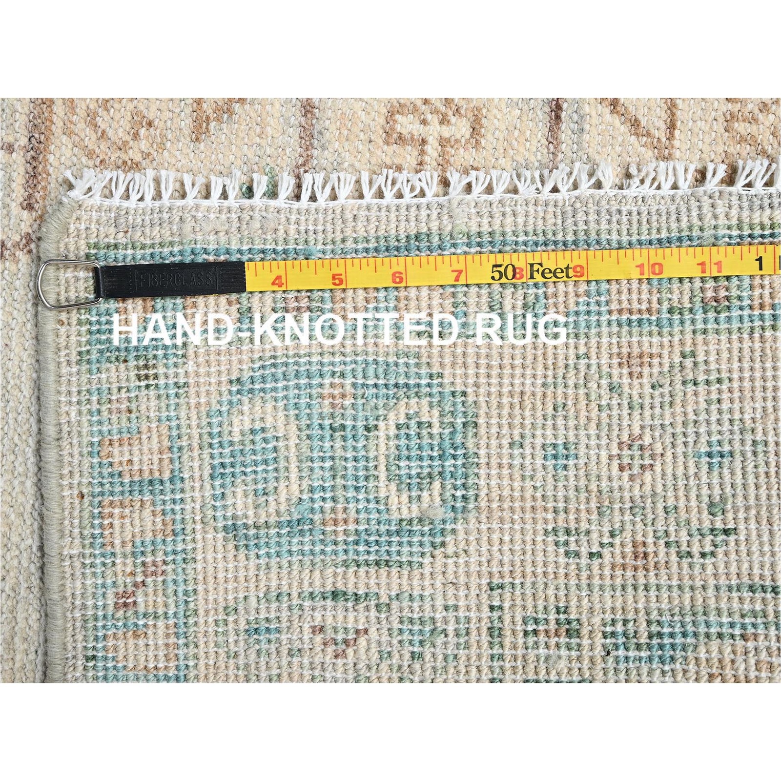4’9″x6’8″ Oyster Gray Cloudbank Kazak Turkish Knot Hand Knotted Wool Rug 2720