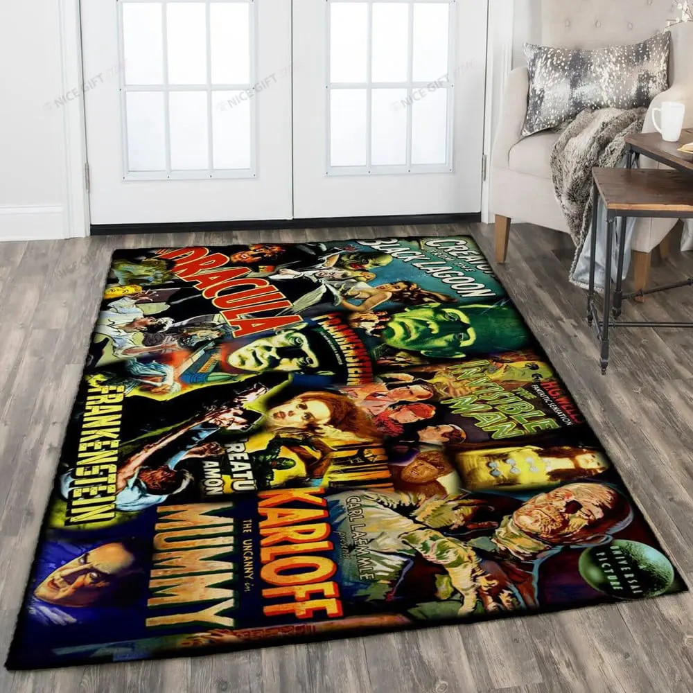 Classic Movie Monster’S Area Rug